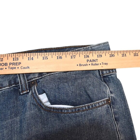 Sun + Stone Patchwork Jeans Men’s 40W Straight Leg Camo Carpenter Baggy - Picture 7 of 8